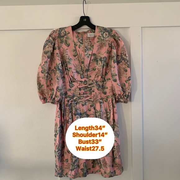 Nwt Zimmermann tempest lace up dress - Picture 10 of 10